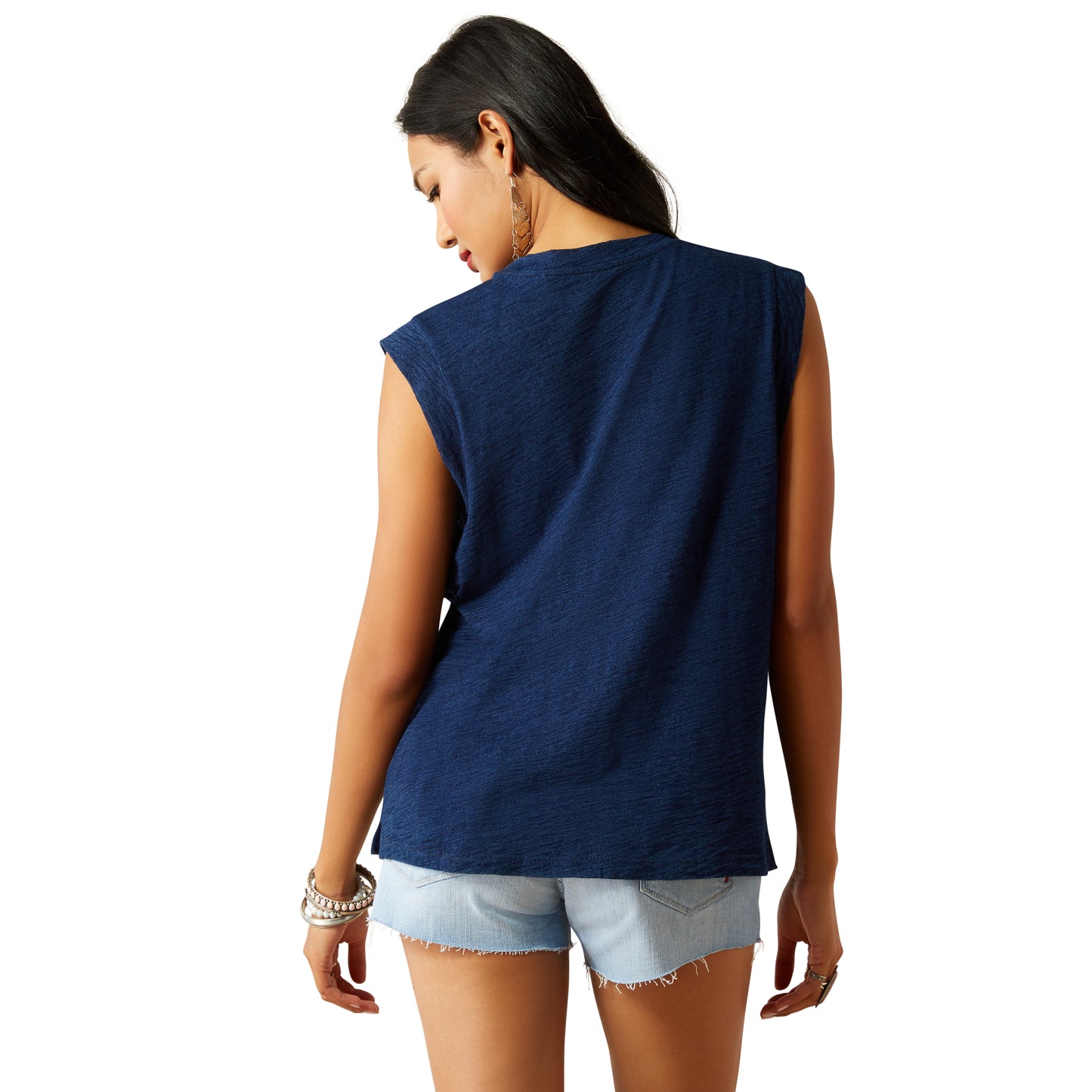 Ladies Indigo Tank