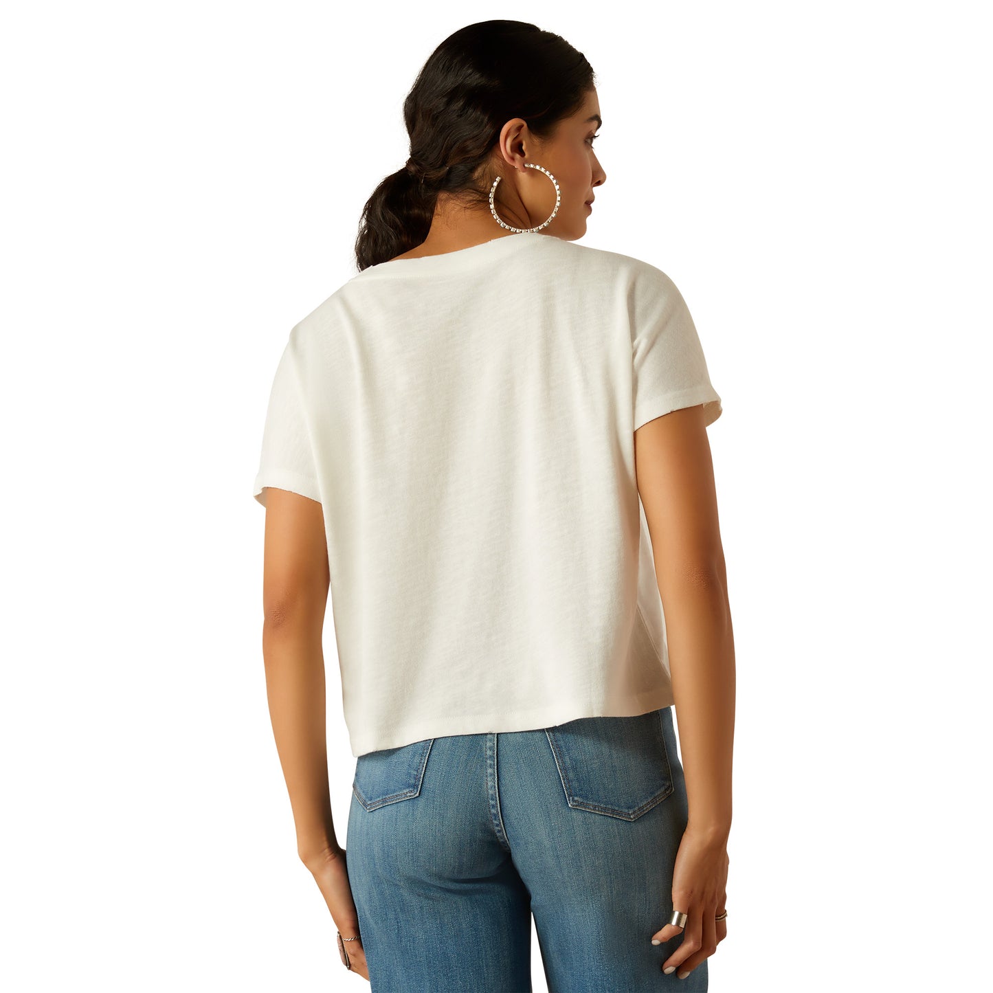 Ladies Cowboy Crop Tee