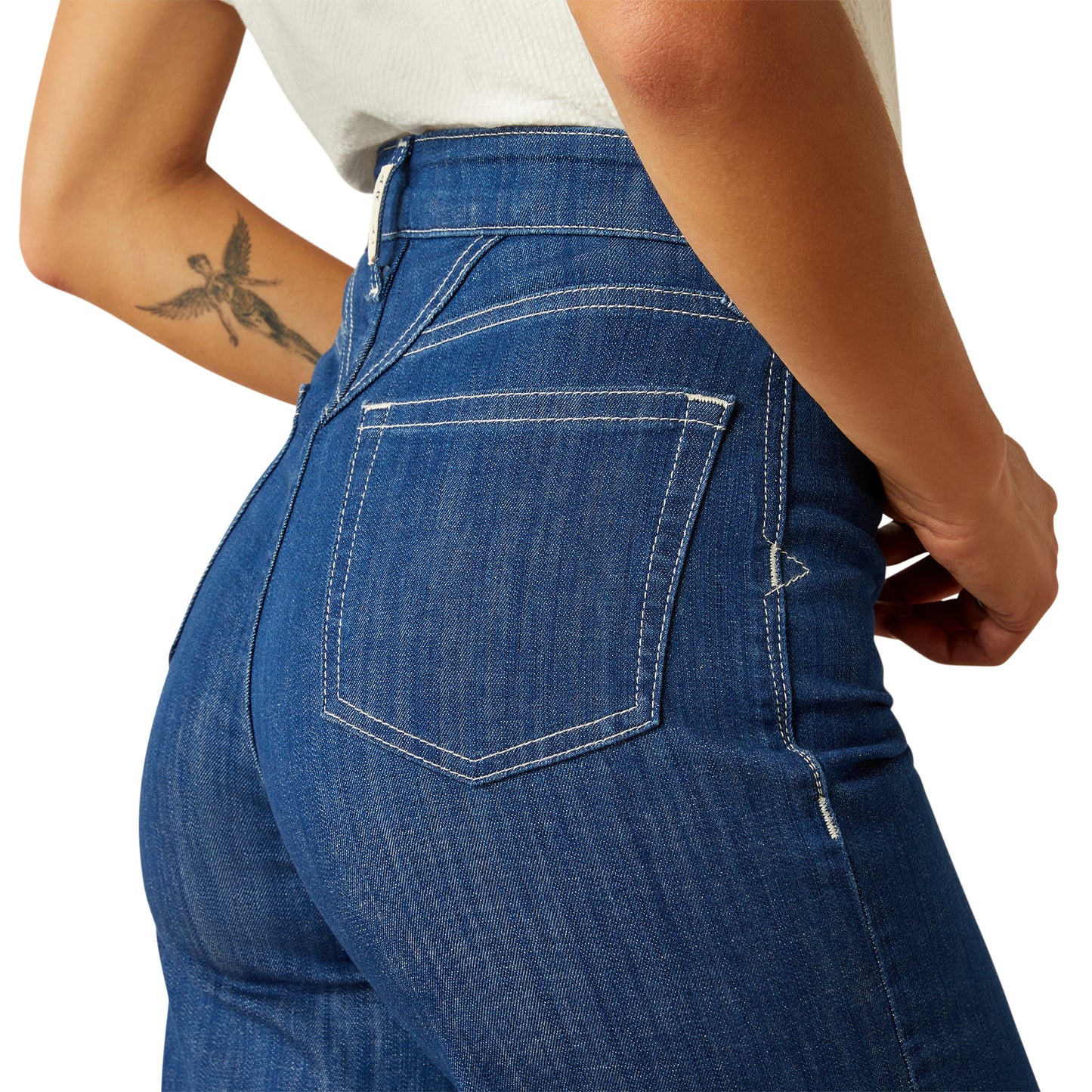 Ladies Ultra High Rise Wide Leg