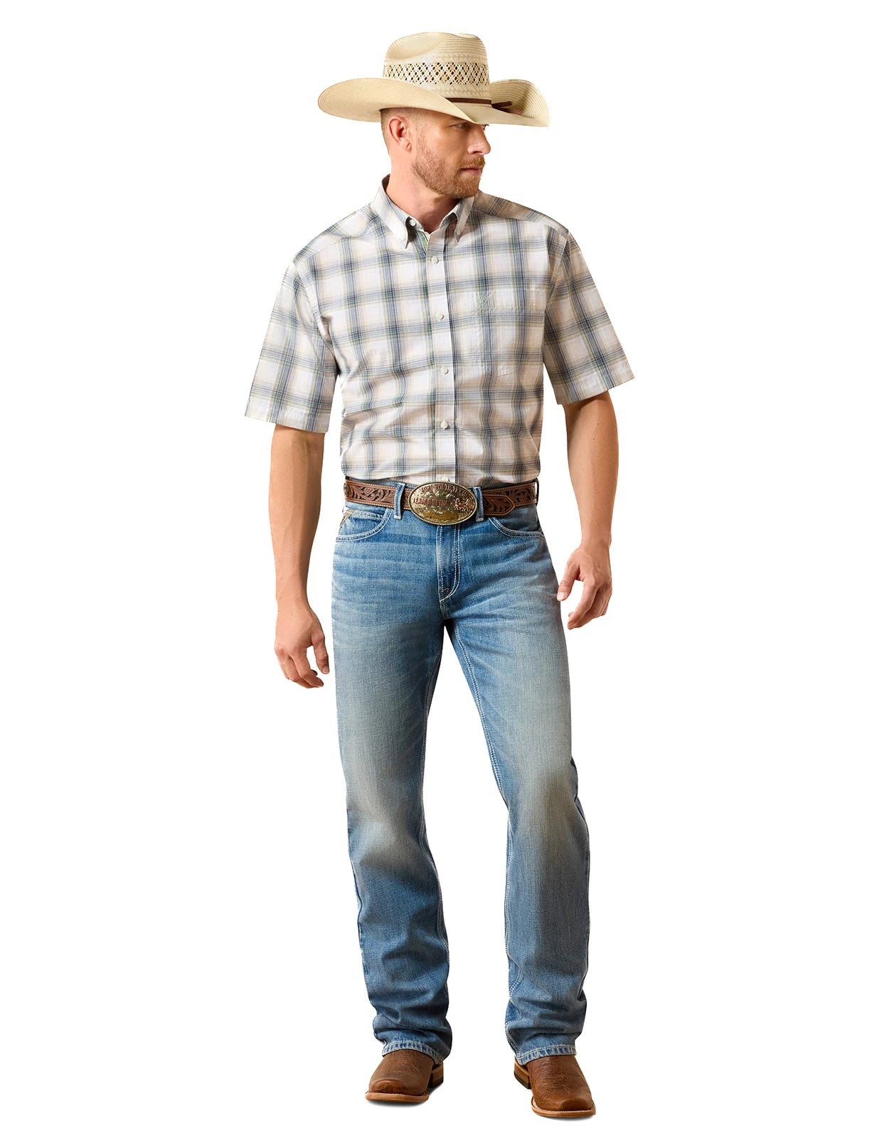 Mens Shortsleeve Western