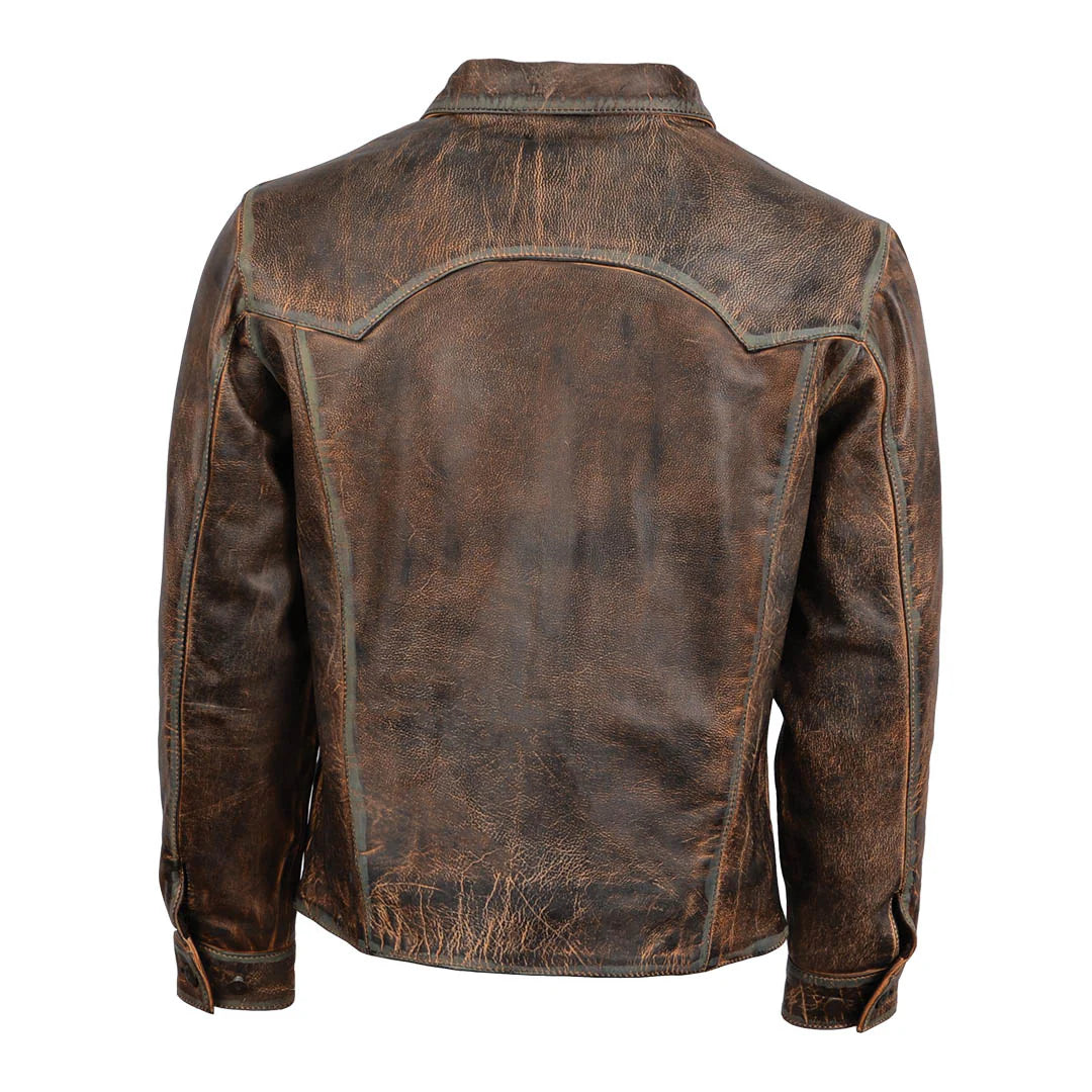 Men's Jesse James Jacket - Dark Toffee