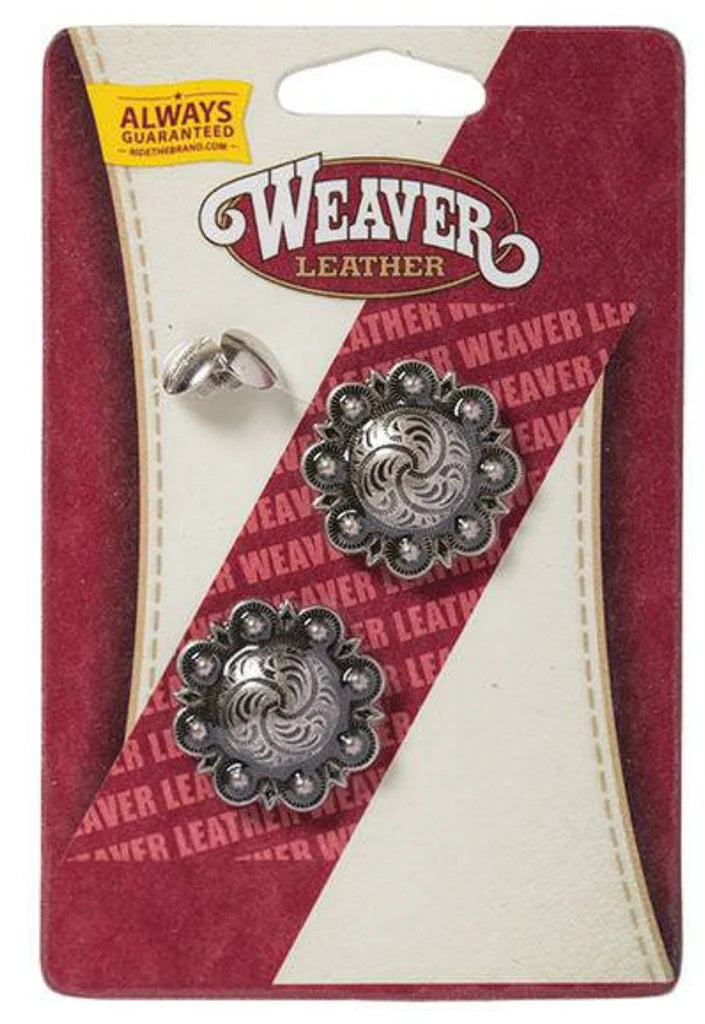 Antique Silver Berry Concho