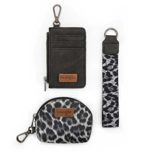 Leopard Wristlet Wallet