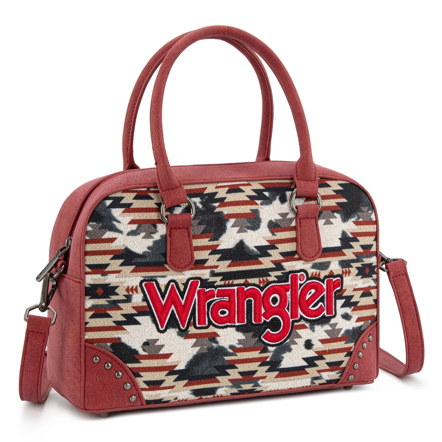 Red Aztec Satchel