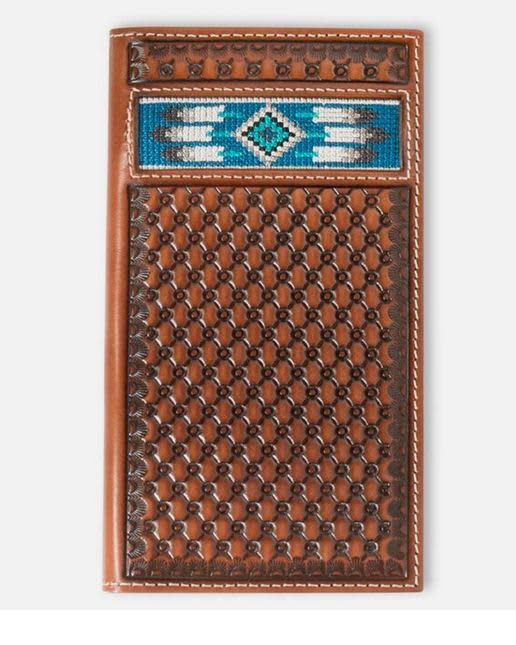 RODEO EMBROIDERED LEATHER WALLET