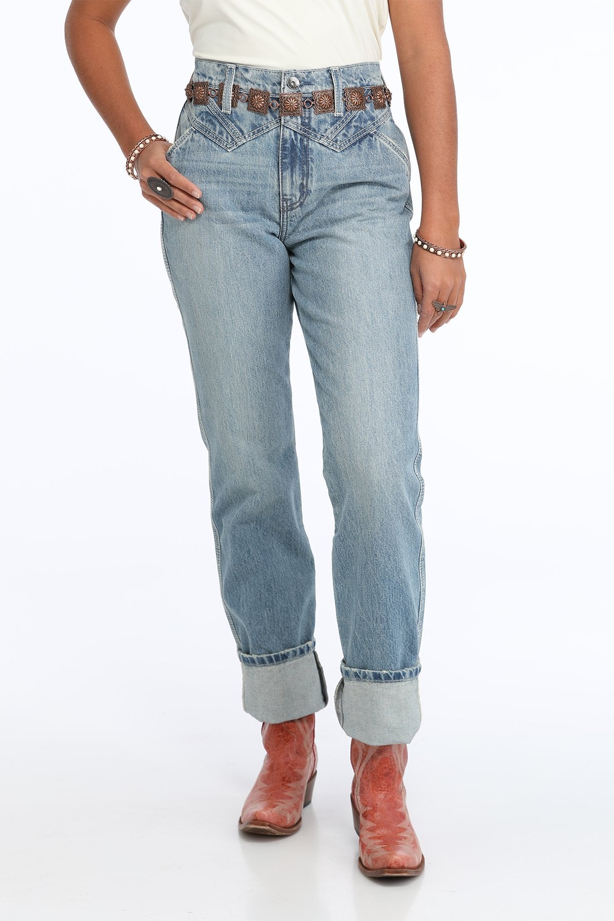 Ladies High Rise Relaxed Fit Quinn Jeans