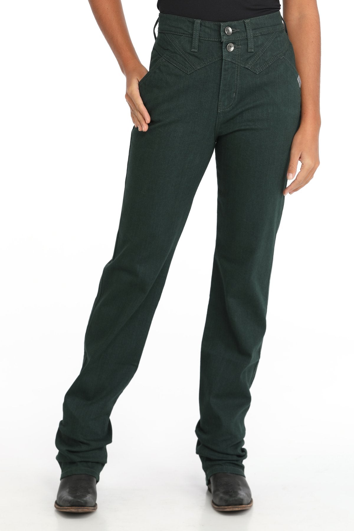 Ladies Quinn Jeans - Forest