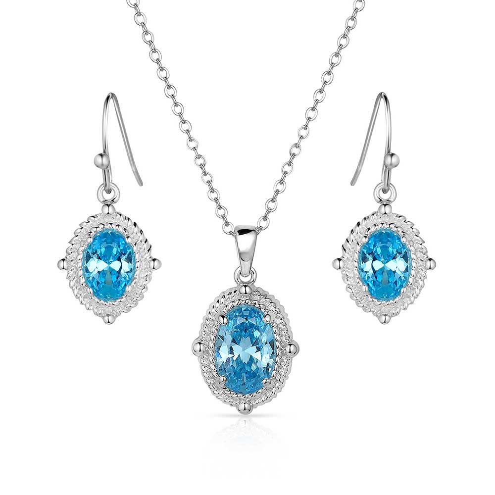 Arctic Crystal CZ Jewelry Set