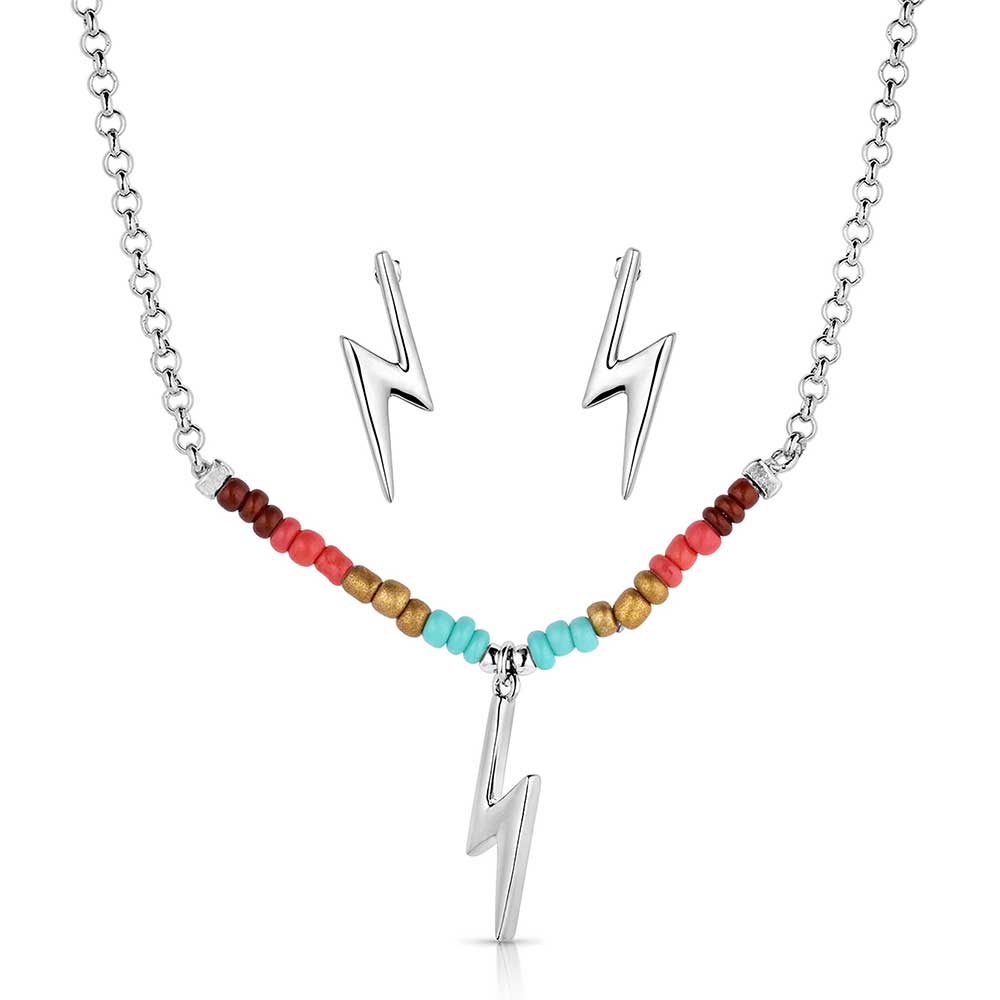 Colorstruck Lightning Colt Beaded Jewelry Set
