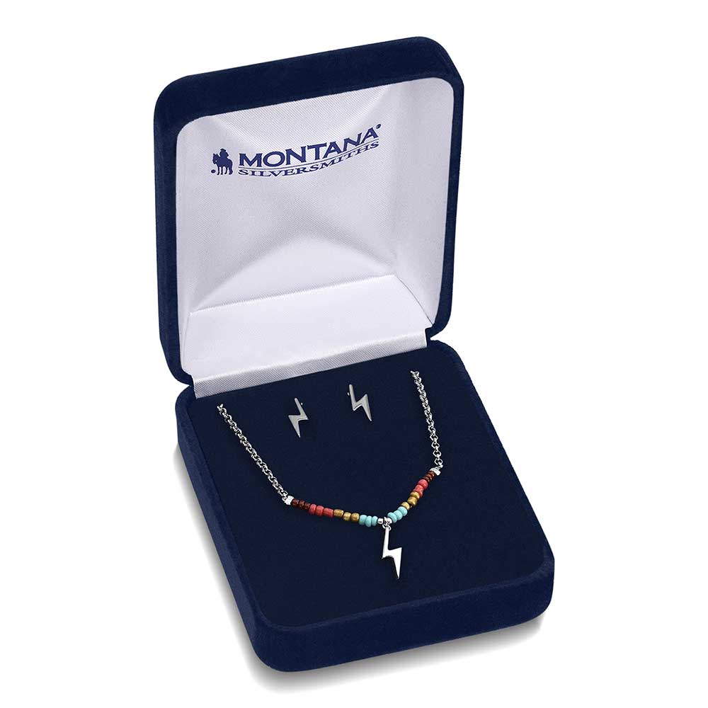 Colorstruck Lightning Colt Beaded Jewelry Set