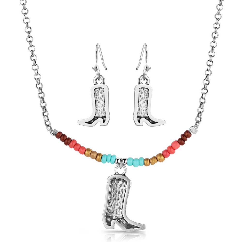 Colorstruck Cowboy Boot Beaded Jewelry Set
