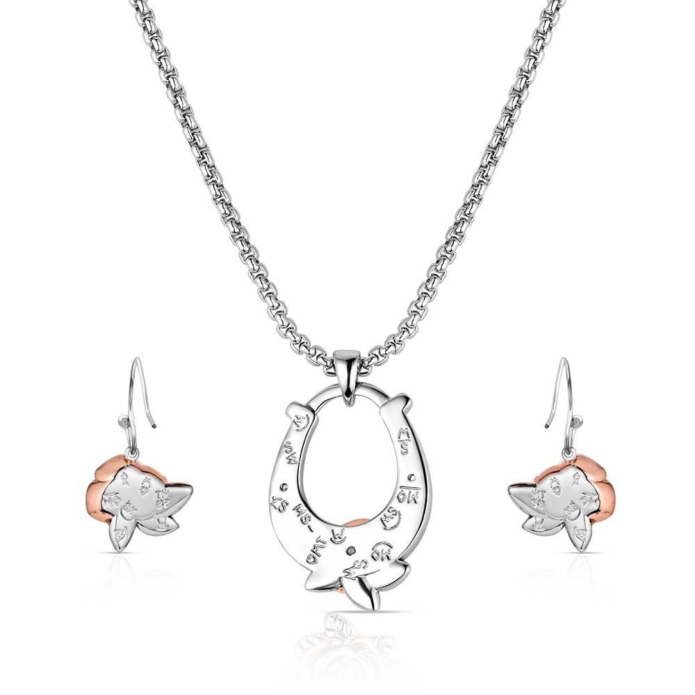 MS Ride for the Roses Jewelry Set
