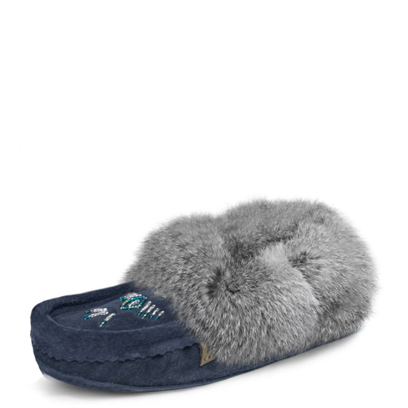 Women's Navy Slippers