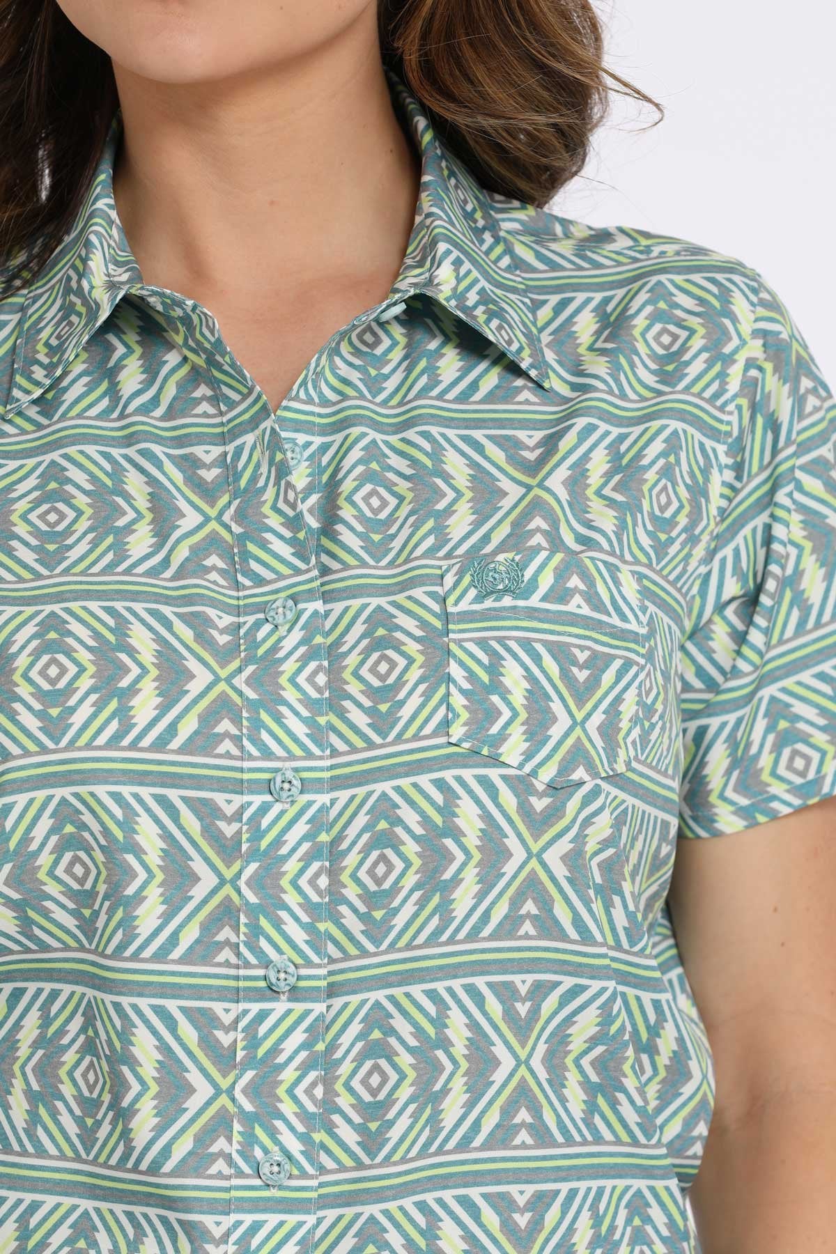 Ladies Short Sleeve Western