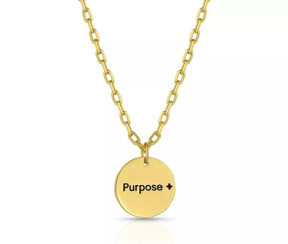 Purpose More Faith Pendant Necklace