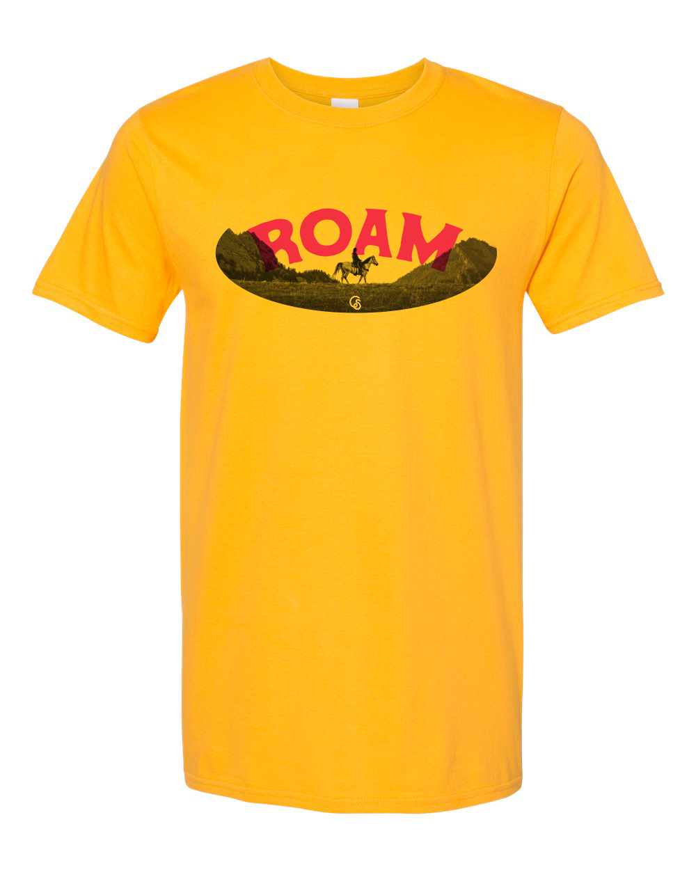 Roam Tee- Gold