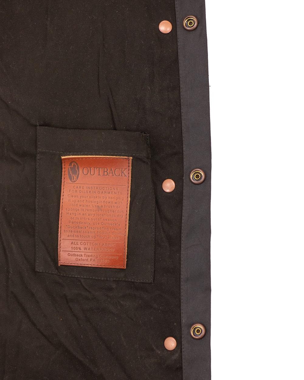 Kids Oilskin Duster - Brown