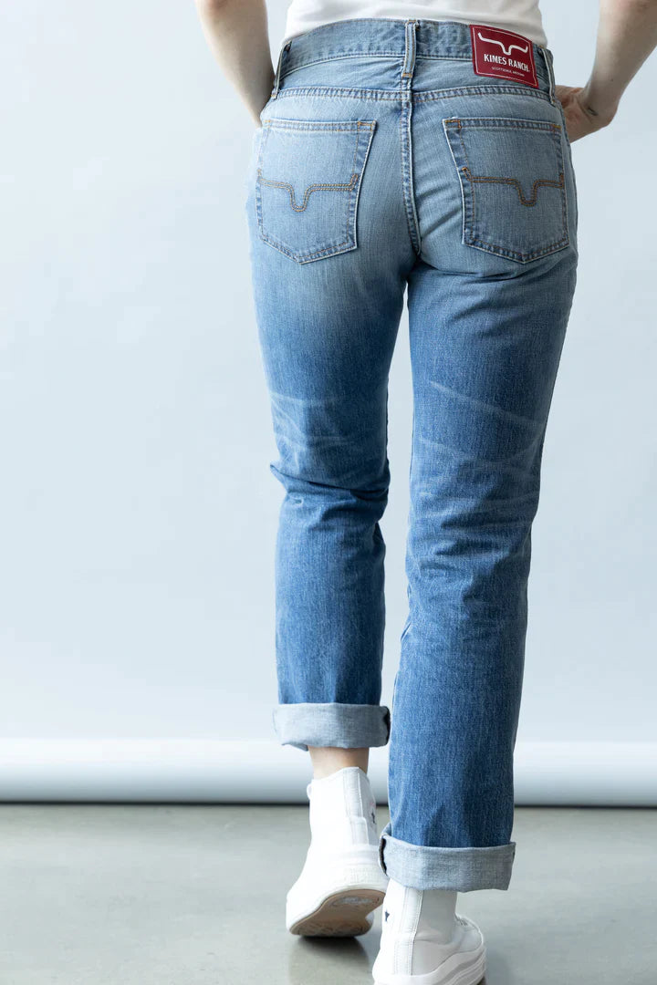 Ladies Relaxed Boyfriend Jeans