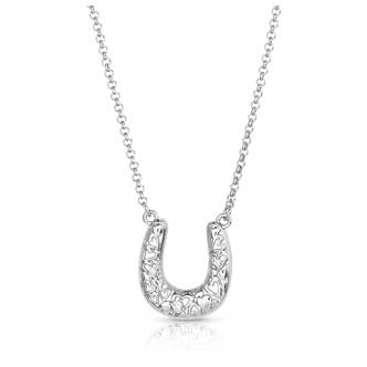 Heartfelt Luck Horseshoe Necklace