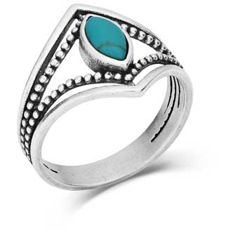 Turquoise Mirage Ring