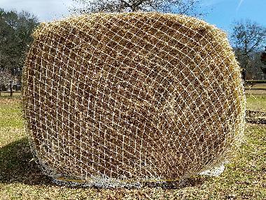 Heavy Gauge Round Bale Hay Net - Equine
