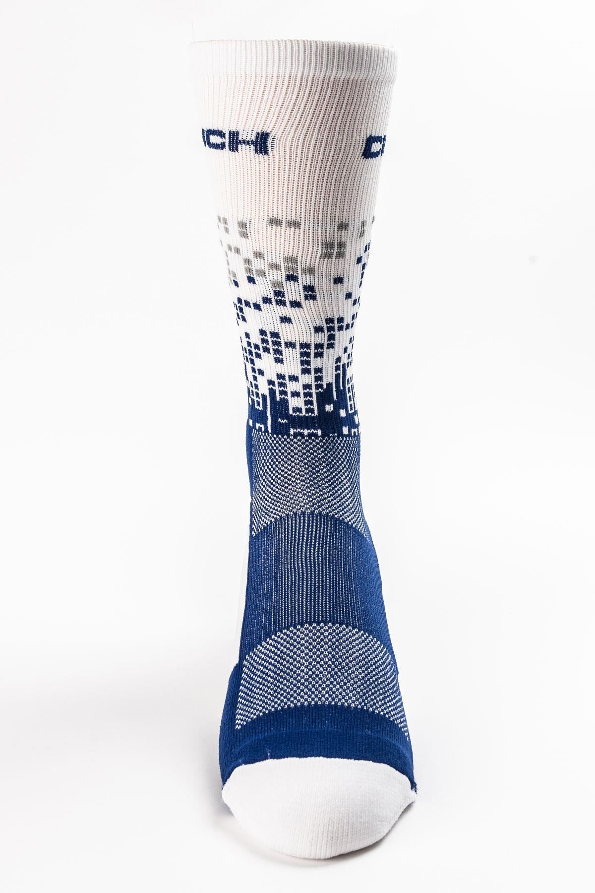 Cinch Crew Socks White/Blue