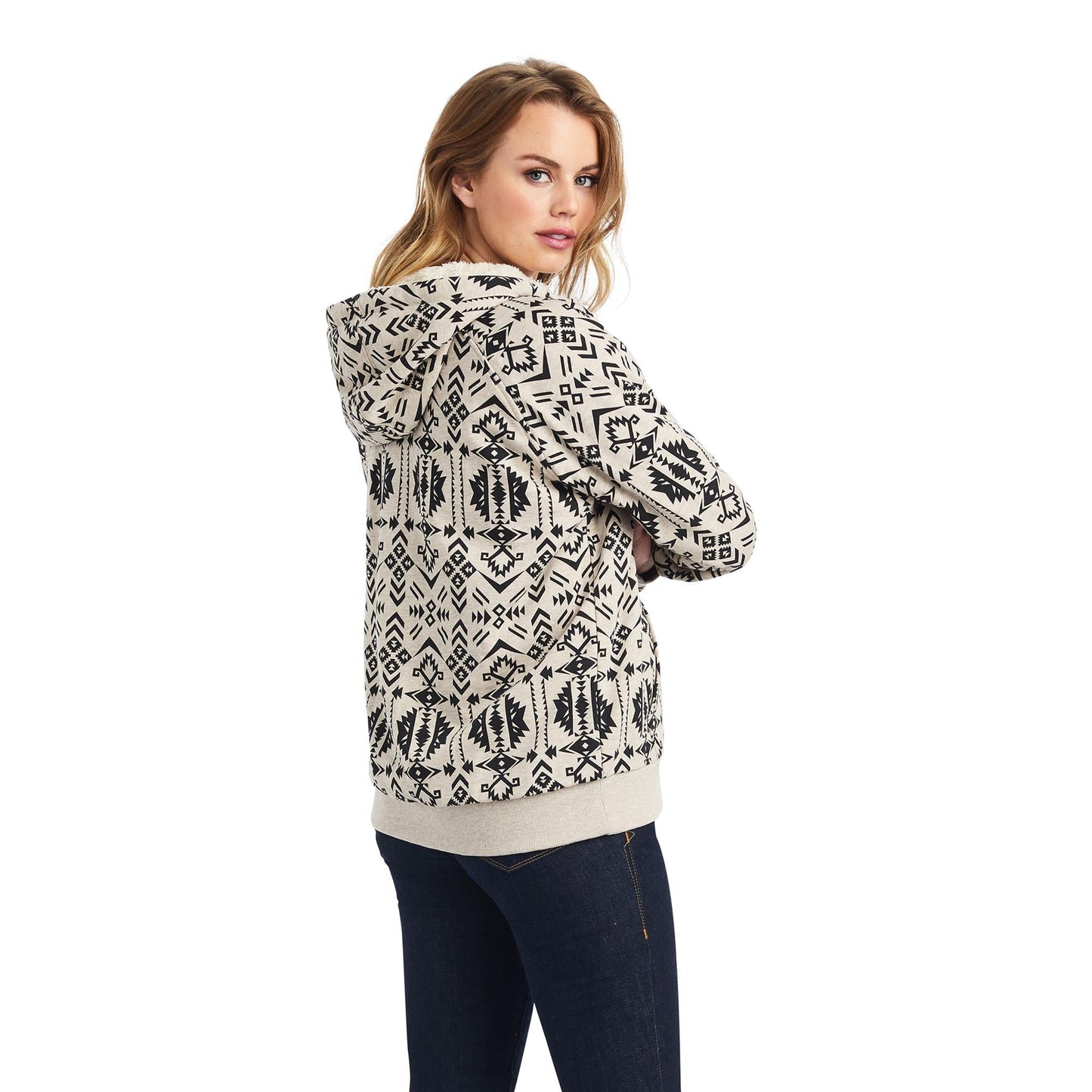 Ladies Sherpa Hoodie