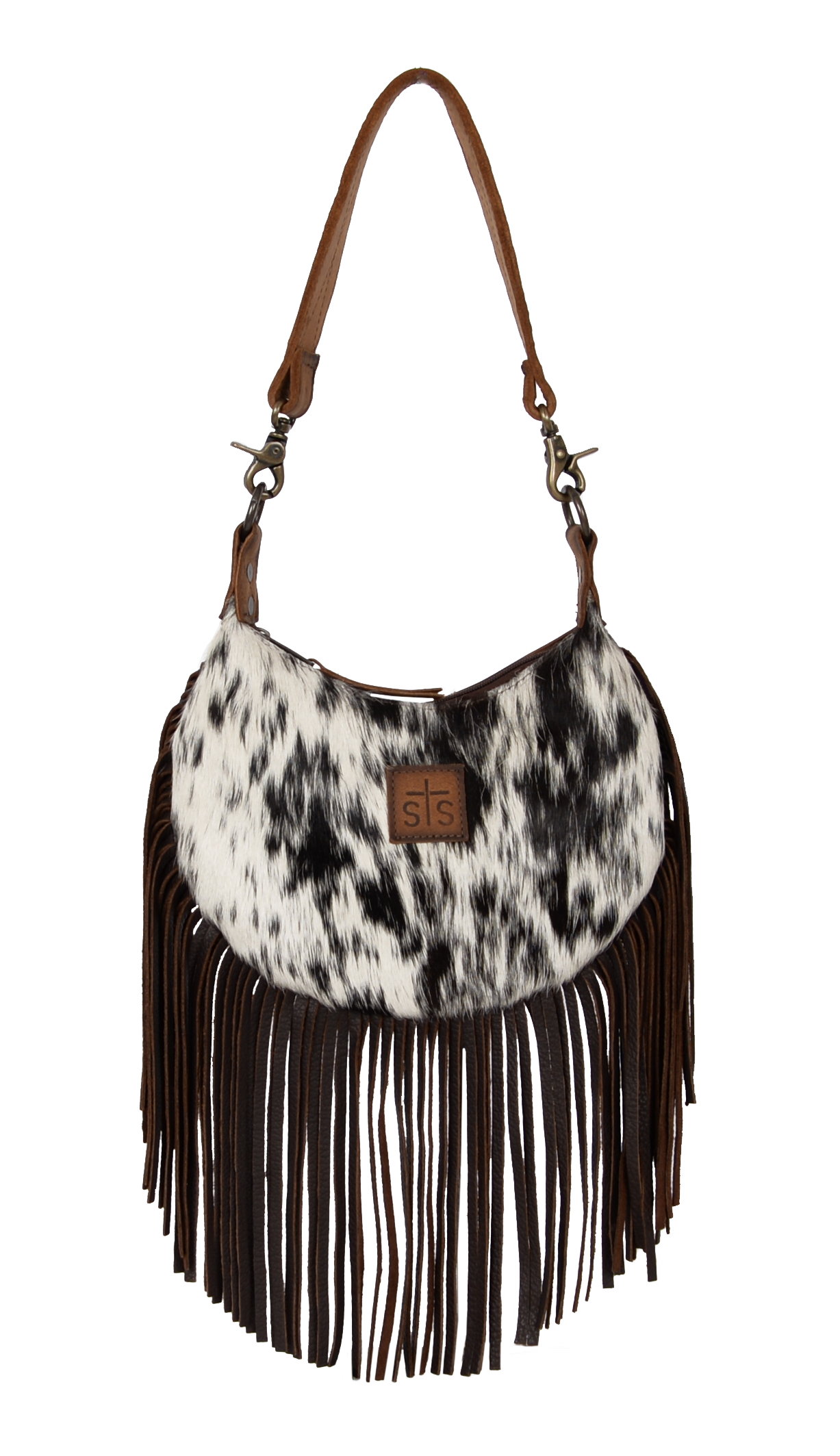 Nellie Fringe Bag - Cowhide