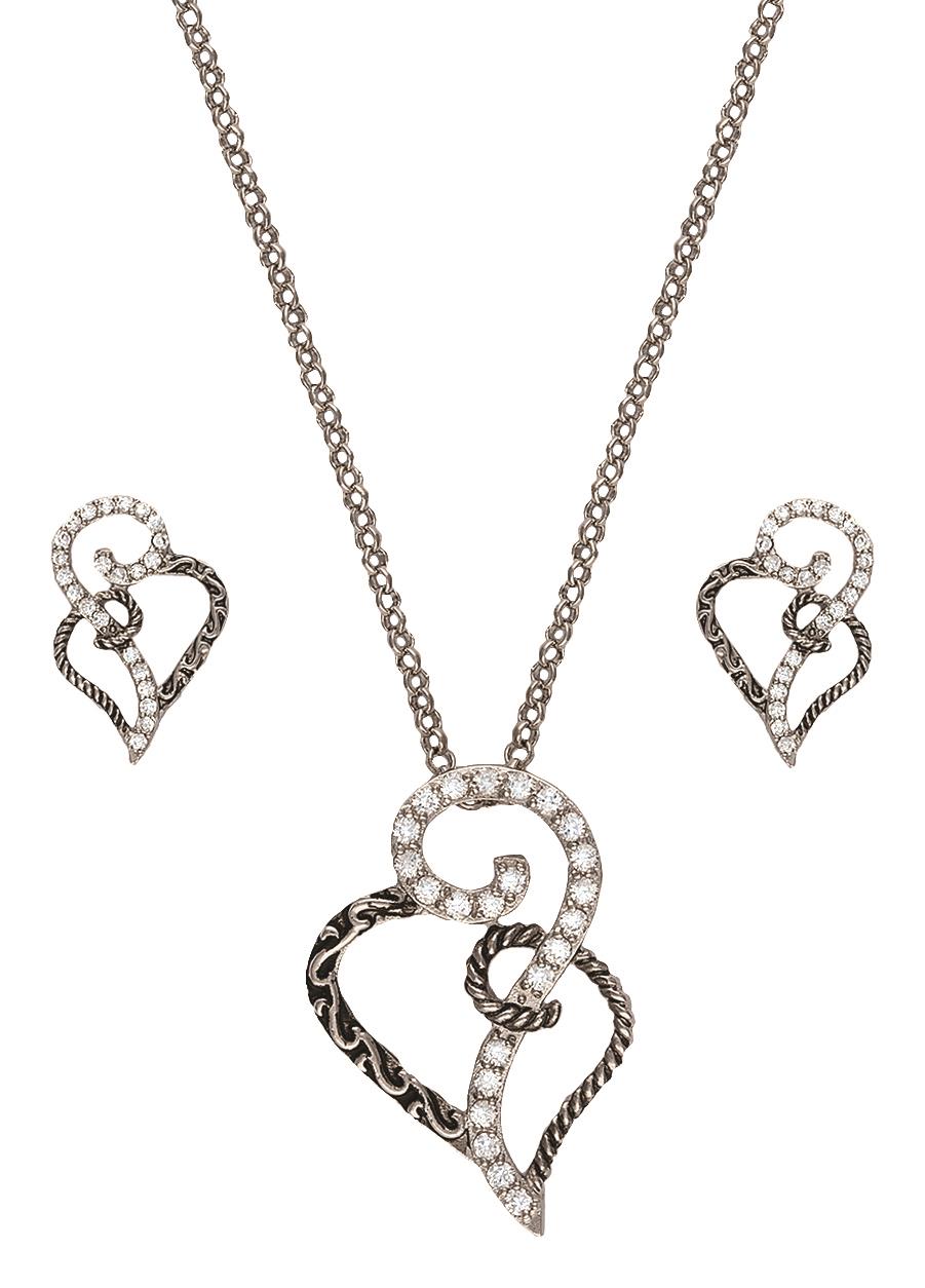 Woven Hearts Jewellery Set