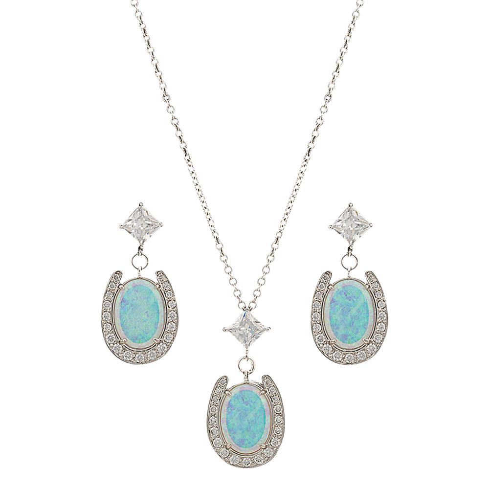 River Lights Pond Of Luck In The Evening Sky Jewellery Set