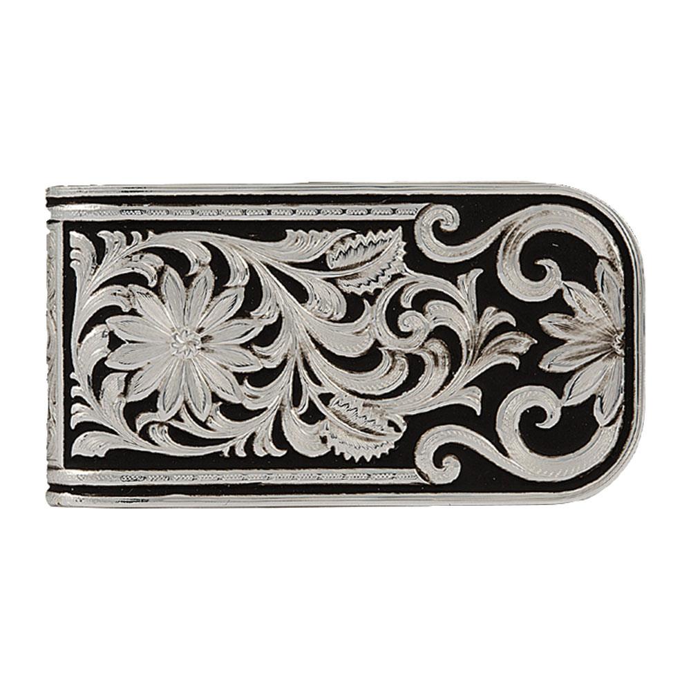 Leathercut Bitterroot Money Clip