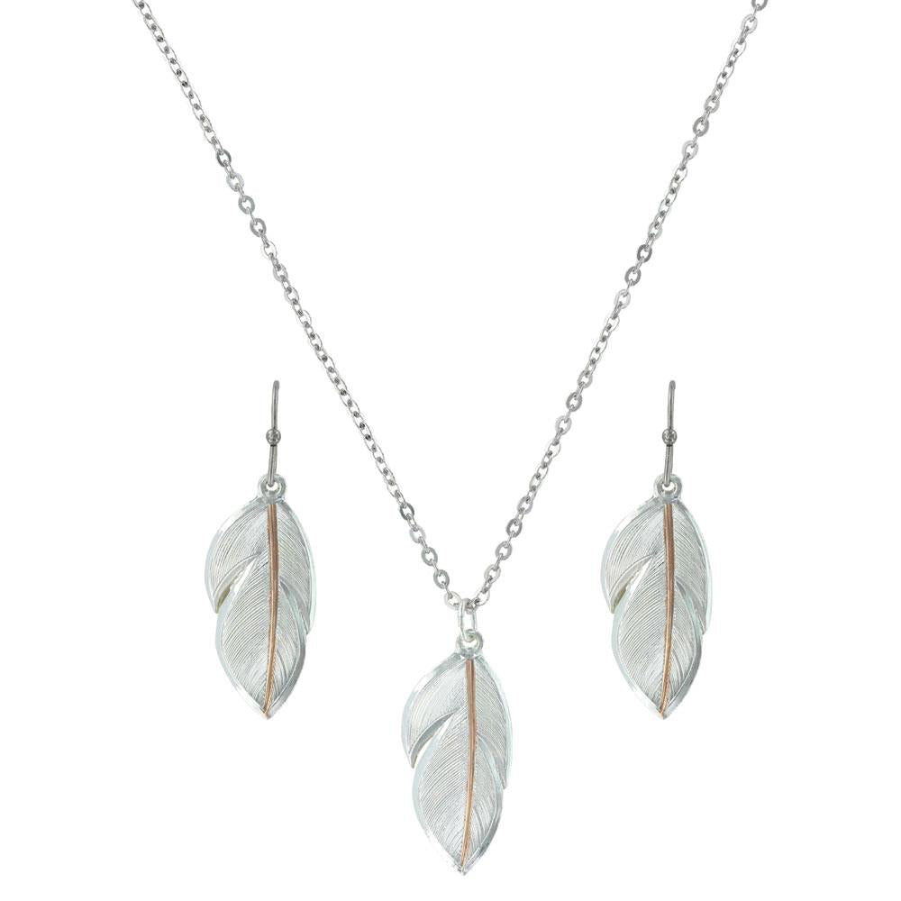 Downy Feather Jewellery Set