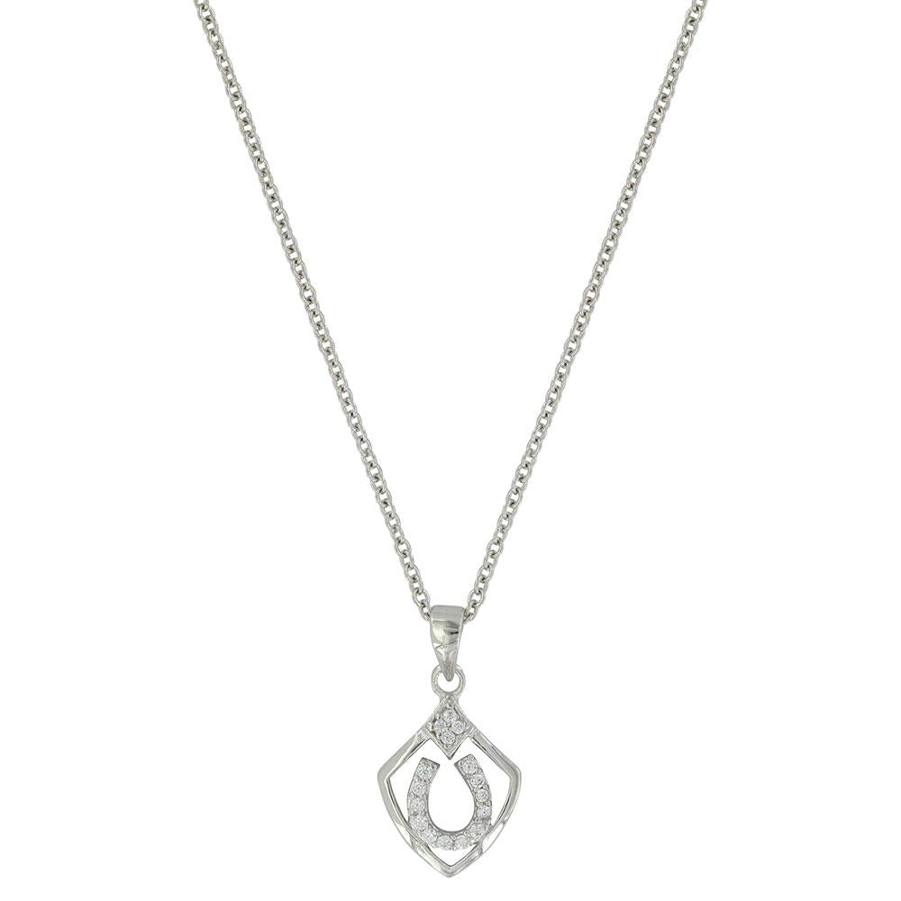Horseshoe Shield Necklace