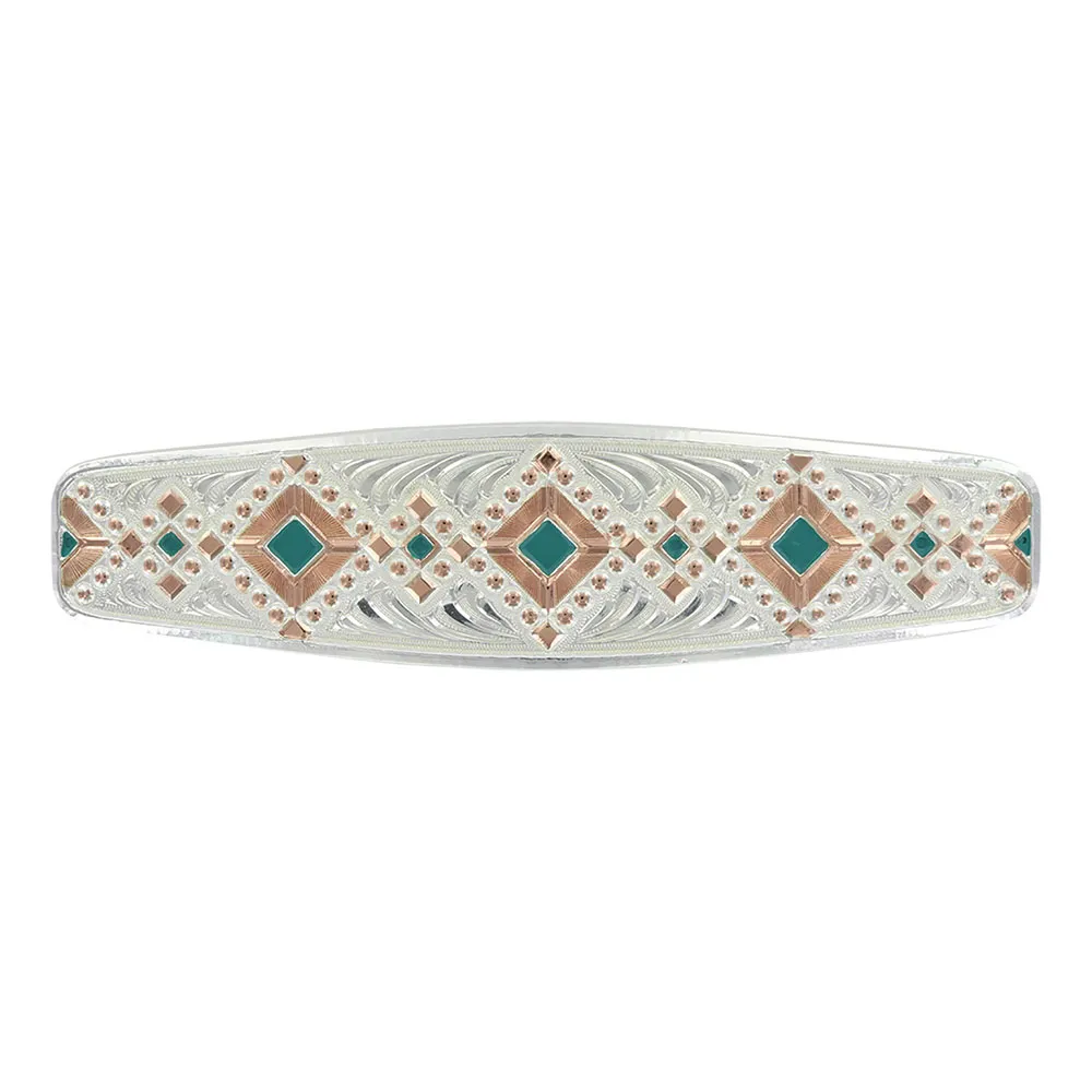 Two Tone Southwestern Beats Barrette