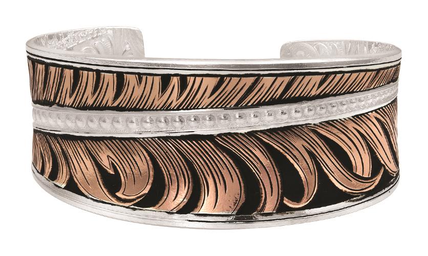 Hope's Feather Cuff Bracelet