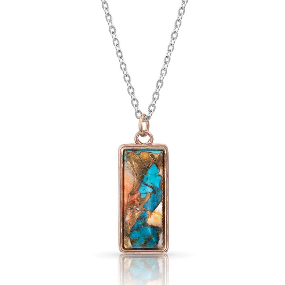 Sweet Memories Picture Perfect Turquoise Necklace