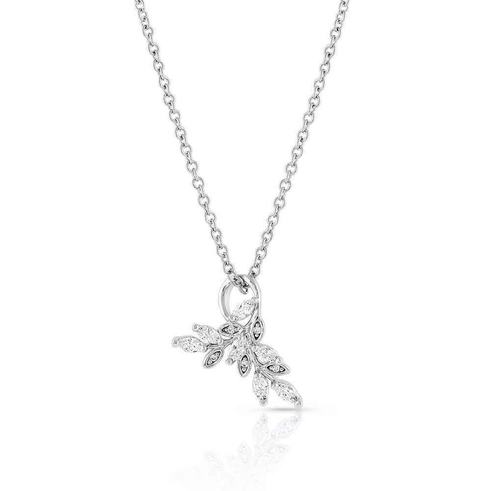 Frozen Leaf Necklace