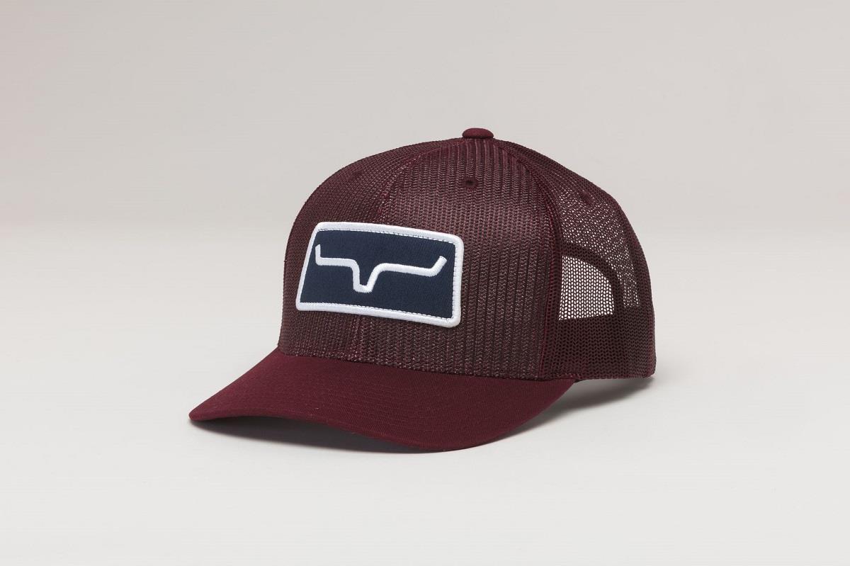 Ball Cap All Mesh - Burgundy