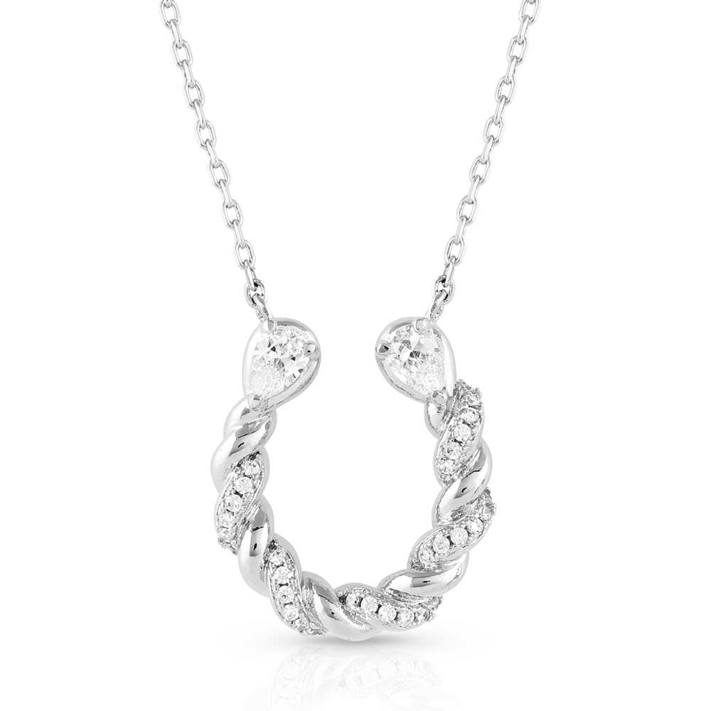 Frosty Rope Crystal Necklace