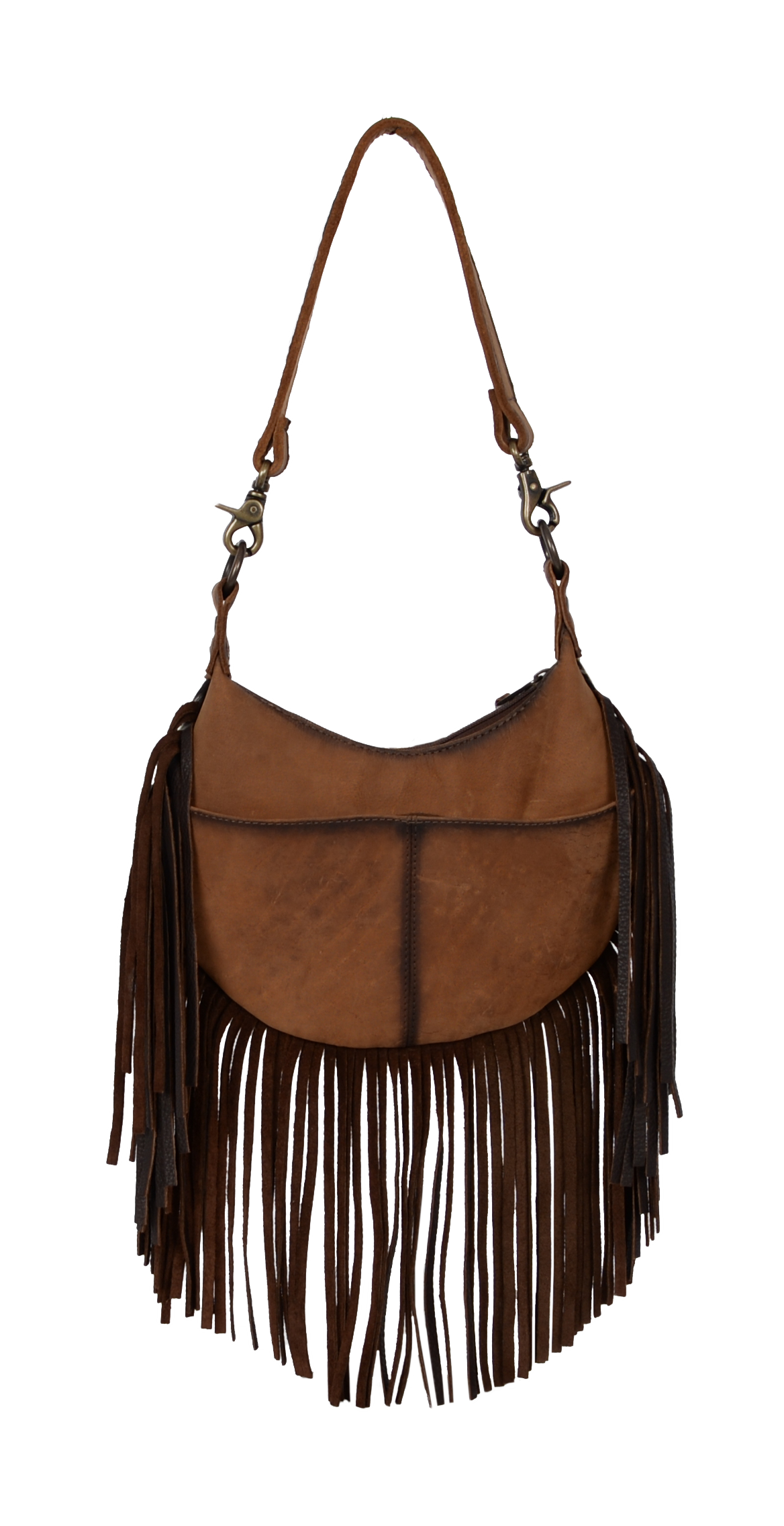 Nellie Fringe Bag - Cowhide