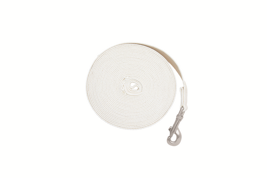 Flat Cotton Lunge Line with Snap