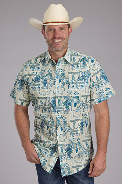 Mens Shortsleeve Western