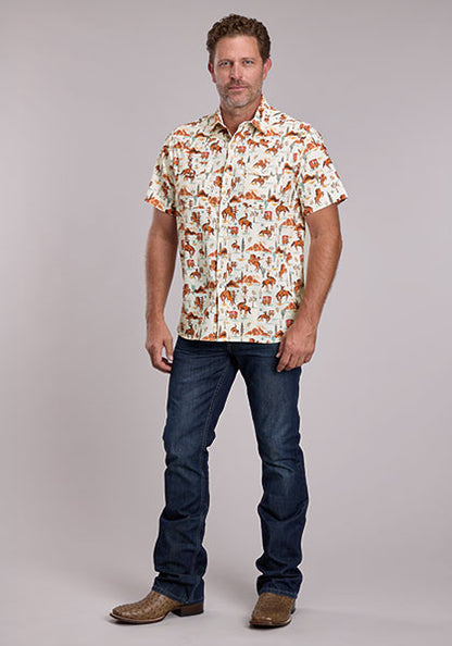 Mens Shortsleeve Western