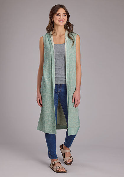 Ladies Sleeveless Cardigan