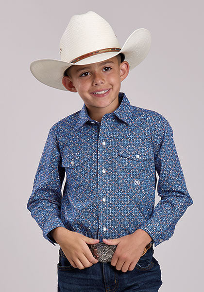 Boys Sky Blue Western