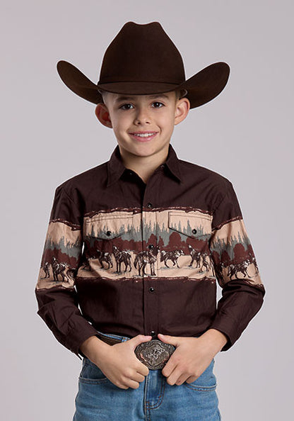 Boys Western Shirt