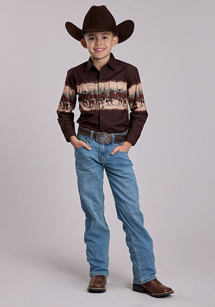 Boys Western Shirt