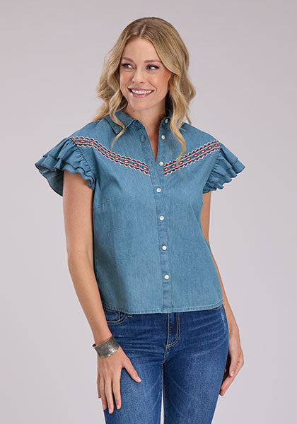 Ladies Denim Blouse