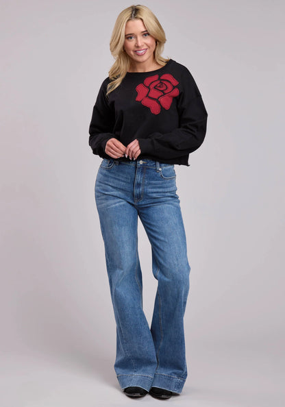 Long Sleeve Cotton Fleece Sweatshirt