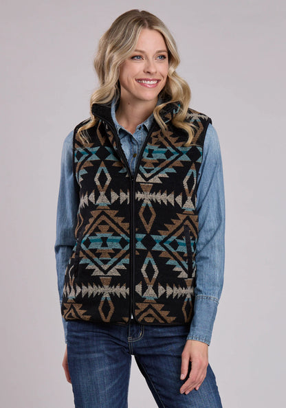 Woven Aztec Vest